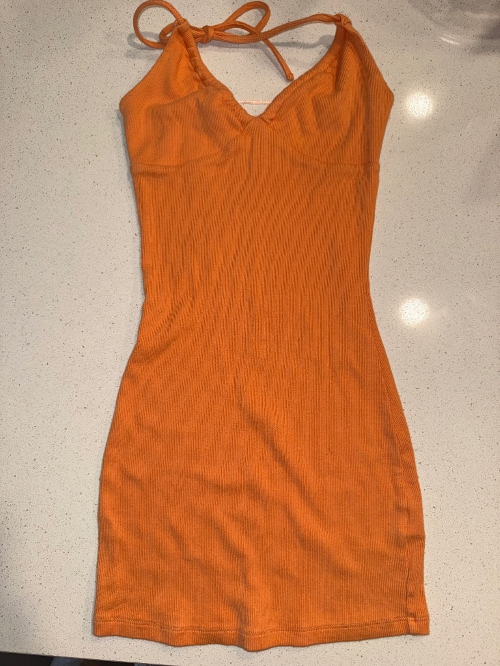 Garage Orange mini Halter Dress size xs